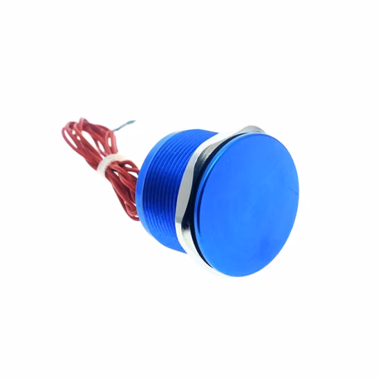 30mm 4 Positions Flat Head Tri-Color Ledlight Normally Open Stainless Steel Push Button Switch Manufacturers