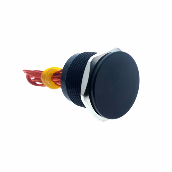 30mm 4 Positions Flat Head Tri-Color Ledlight Normally Open Stainless Steel Push Button Switch Manufacturers