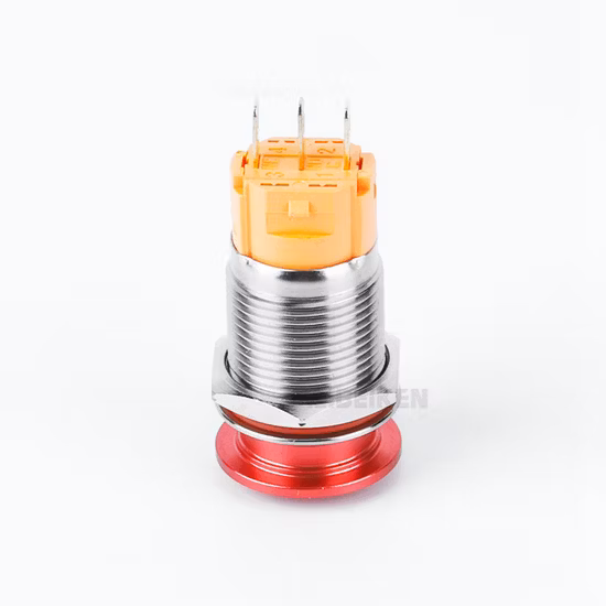 25mm Ledlight Momentary or Latching Explosion Proof Elevator Metal Push Button Switch