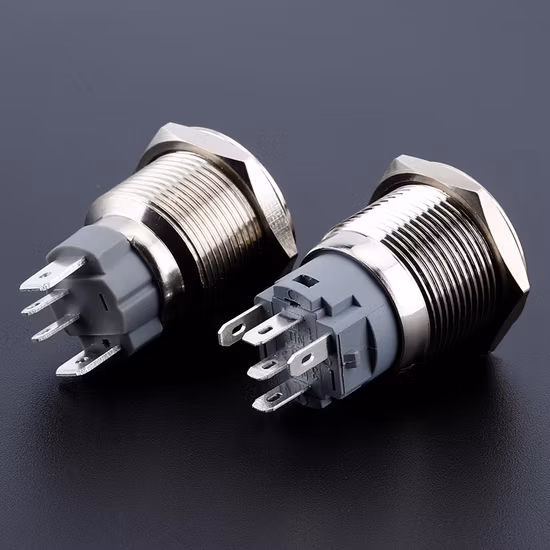 Wd 25mm High Current Waterproof Start Metal Push Button Switch