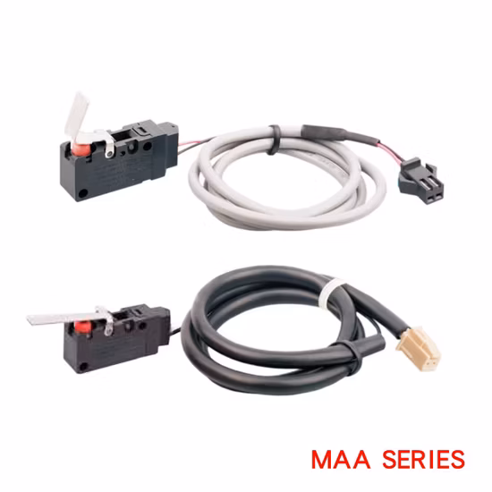 China Factory Waterproof IP67 Micro Switch Black with Wiring or Terminal