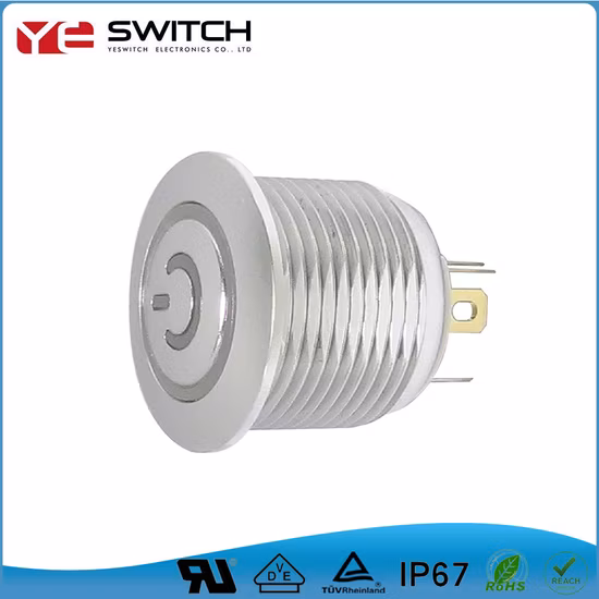 16mm Momentary/Latching 2A Metal Pushbutton Switches