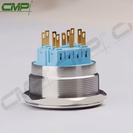 40mm Metal Locked Latching Push Button Switch