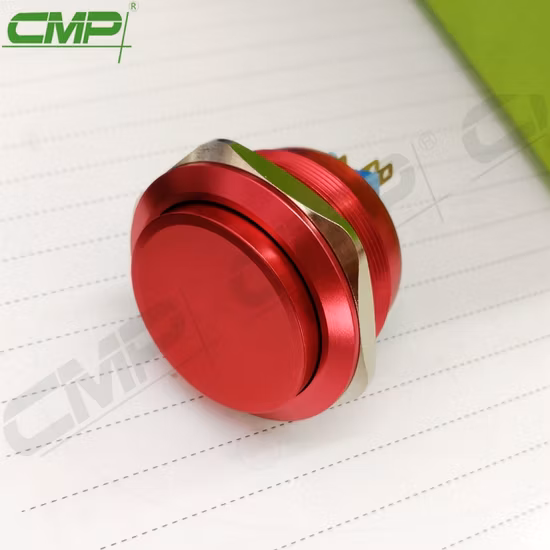 Momentary or Latching 40mm Mounting Big Metal Push Button Switch