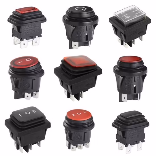 19mm Flat Metal Push Button Switch Momentary Switch (FBELE)