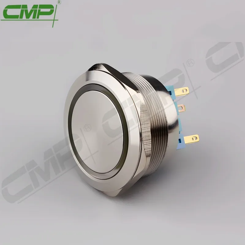 CMP Momentary 40mm Illuminated IP67 Dpdt Push Button Switch